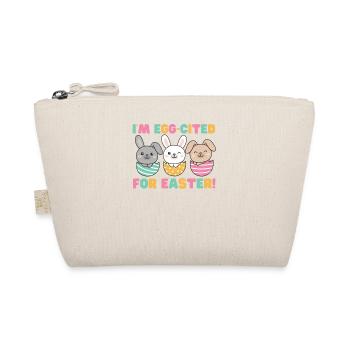 lapins mignons pour Pâques avec lapin aux œufs de Pâques - Trousse biologique - nature - Devant