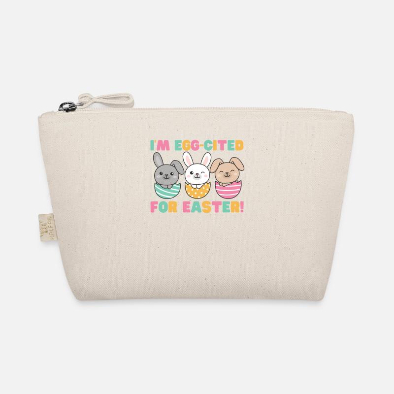 lapins mignons pour Pâques avec lapin aux œufs de Pâques Trousse biologique