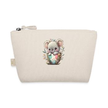 cute koalas for Easter with Easter eggs Koala - Organic Pouch - nature - Front