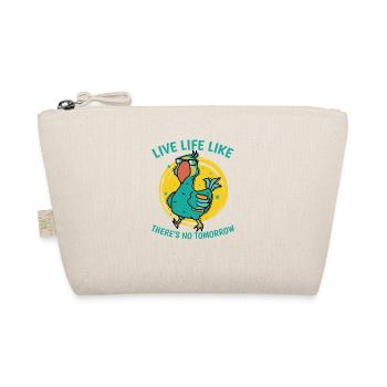 Live Life Like There's no Tomorrow Vogel - Bio-Täschchen - Natur - Vorne