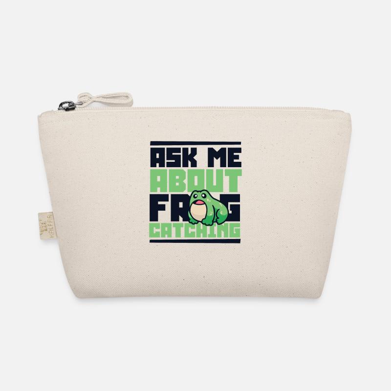 Ask Me About Frog Catching Tadpole Toad Organic Pouch