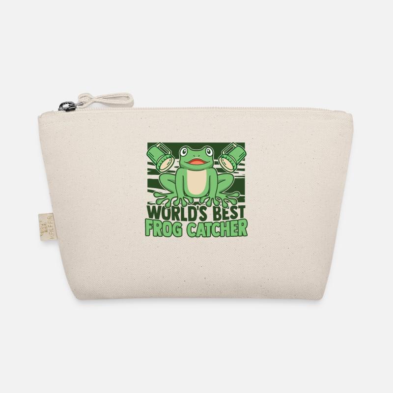 World's Best Frog Catcher Toad Tadpole Frog Organic Pouch