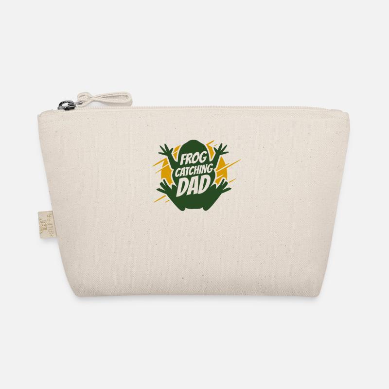 Frog Catching Dad Tadpole Tree Frog Toad Organic Pouch