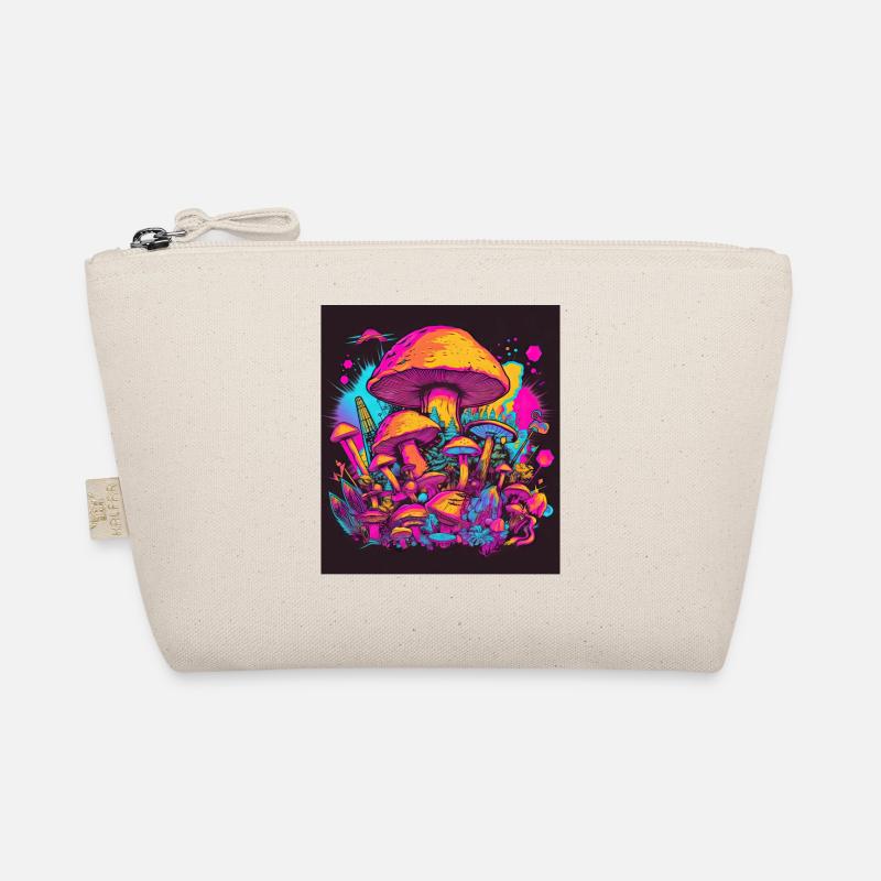 Synthwave Magic Mushrooms - Trippy Retro Art Trousse biologique
