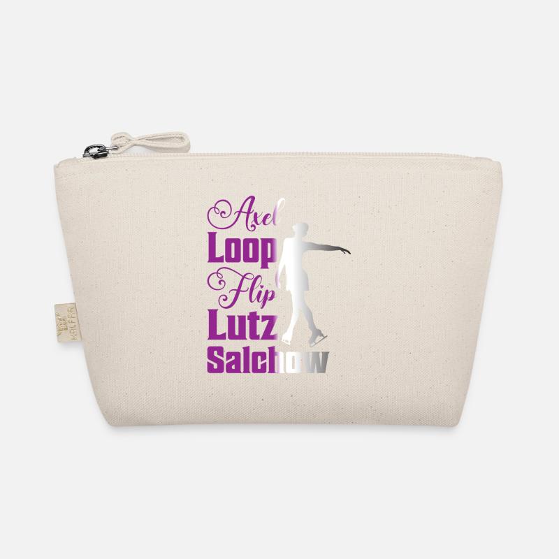 Axel Loop Flip Lutz Salchow Ice Skating Figure Bio-Täschchen