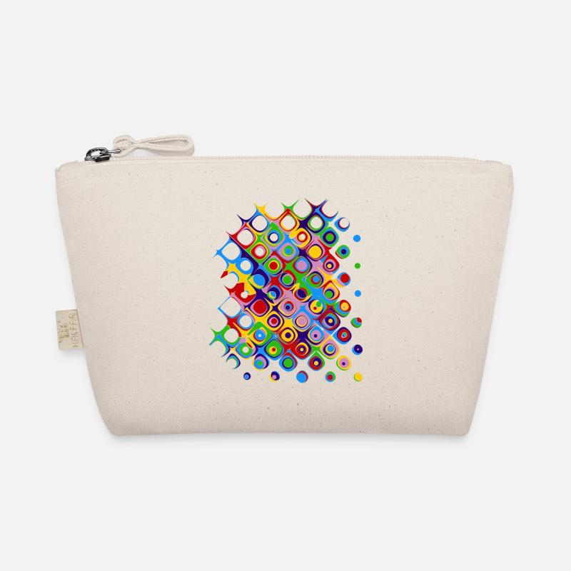 Colorful pattern (circles, shapes) Organic Pouch
