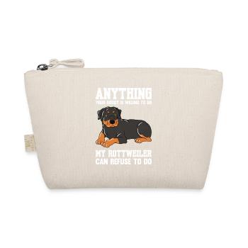 Your Doggy Is Willing To Do My Rottweiler Can - Organic Pouch - nature - Front