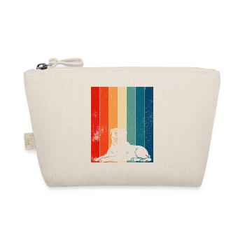 Retro Distressed Rottweiler Lines - Organic Pouch - nature - Front