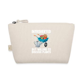 Introverted, but keen to discuss plants - Organic Pouch - nature - Front