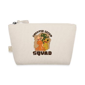 Süßes Zitat von Crested Gecko Squad, Echsenreptil - Bio-Täschchen - Natur - Vorne
