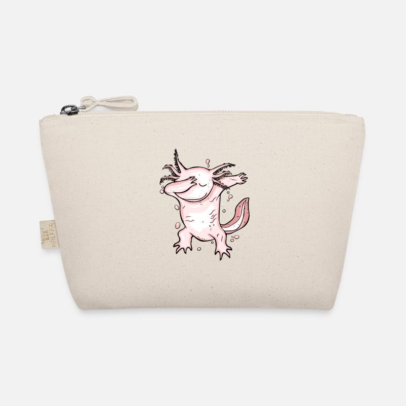 Axolotl Dabbing Geschenk Kinder Haustier Axolotl Bio-Täschchen