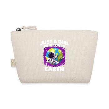 Girl Earth Gift - Organic Pouch - nature - Front