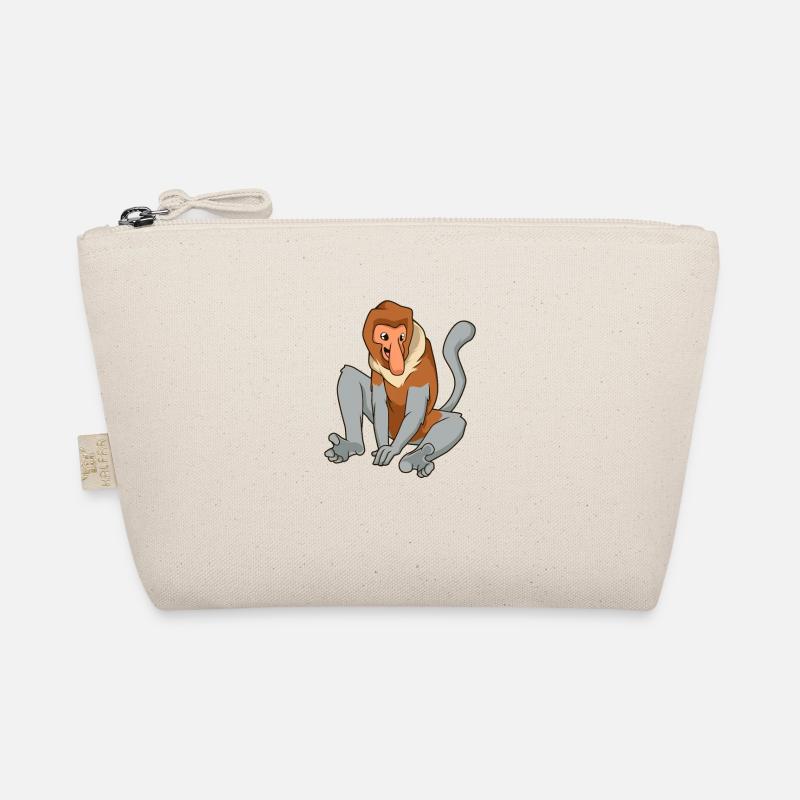 Kawaii proboscis monkey Organic Pouch