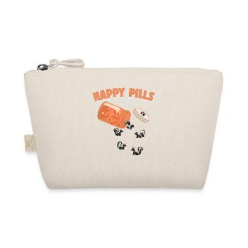Happy Pills Skunk Funny Skunks Lover Humor Pun - Trousse biologique - nature - Devant