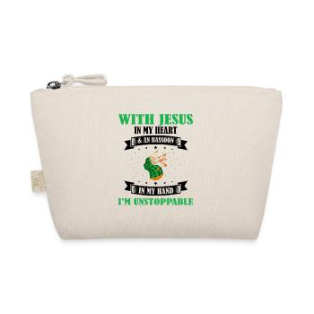 Bagpipes for pipers and Scots - Organic Pouch - nature - Front