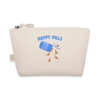 Happy Pills Wallabies Drôle Wallaby Amoureux Humour - Trousse biologique - nature - Devant