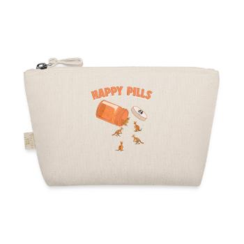 Happy Pills Wallaby Lustige Wallabys Liebhaber Humor - Bio-Täschchen - Natur - Vorne
