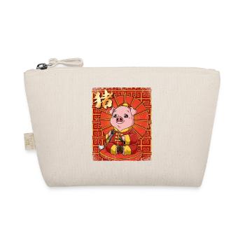 Year of the Pig Lunar New Year Chinese - Organic Pouch - nature - Front