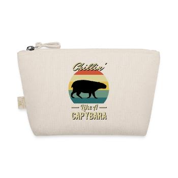Chillen wie ein Capybara - Bio-Täschchen - Natur - Vorne