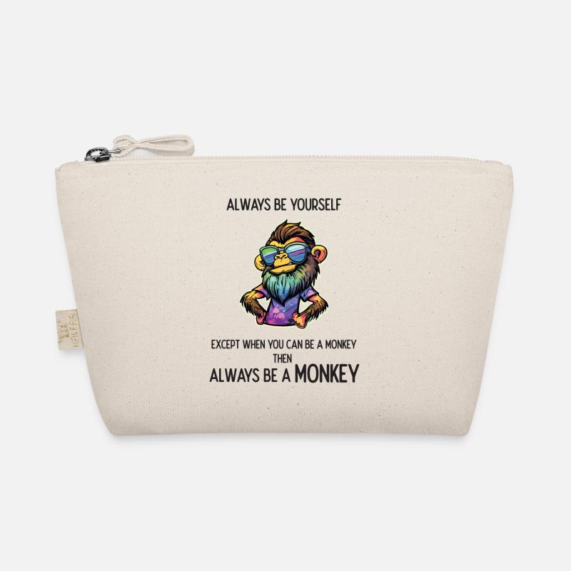 Always Be a Monkey Organic Pouch