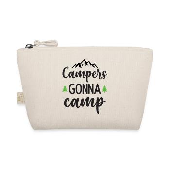 Campers Gonna Camp - Organic Pouch - nature - Front