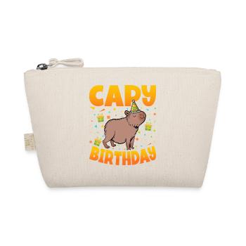 Capy Birthday - Organic Pouch - nature - Front