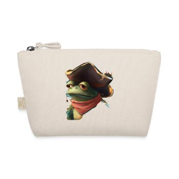 Pirate Frog Frog Pirates - Organic Pouch - nature - Front