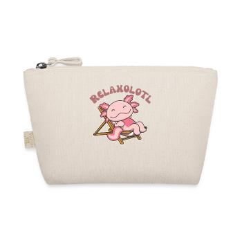 Relaxolotl Axolotl lovers sweet animals relax - Organic Pouch - nature - Front