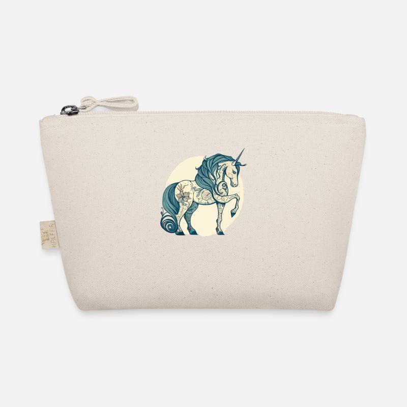 Einhorn unicorn - Bio-Täschchen - Natur