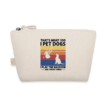 Bagpipes for bagpipe instructors and bagpipers - Organic Pouch - nature - Front