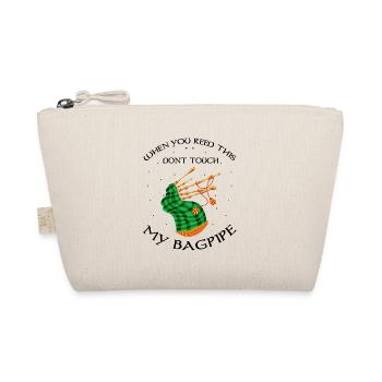Bagpipes for bagpipe instructors and bagpipers - Organic Pouch - nature - Front