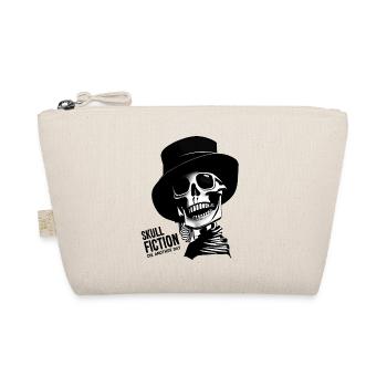 Totenkopf Skull Fiction Totenschädel - Organic Pouch - nature - Front