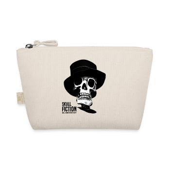 Totenkopf Skull Fiction Totenschädel - Bio-Täschchen - Natur - Vorne