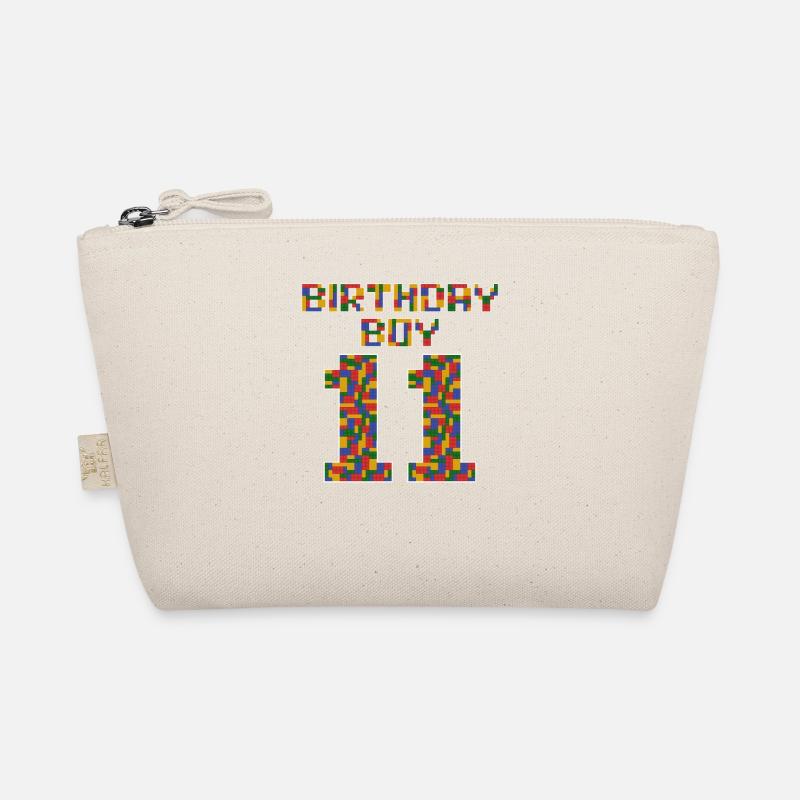 Cute 11th Birthday Gift 11 Year Old Block Organic Pouch