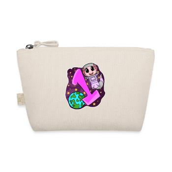 1 year old - Enrollment - Axolotl motif - Organic Pouch - nature - Front