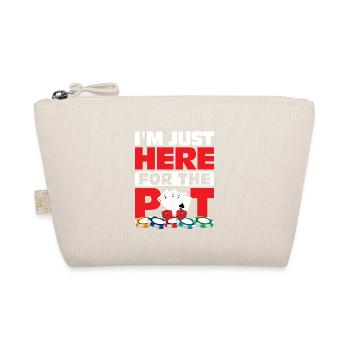 I'm Just Here For The Pot Poker Player Gambling - Bio-Täschchen - Natur - Vorne
