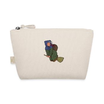 Avec des cadeaux de Noël sur des balais - Befana - Trousse biologique - nature - Devant