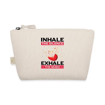 Scotsman Quote for Bagpipe Musician and Bagpipes - Organic Pouch - nature - Front