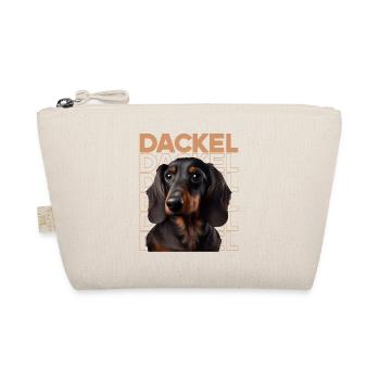 Rauhaardackel Dachshund Hund Hunde Welpe Dackel - Bio-Täschchen - Natur - Vorne