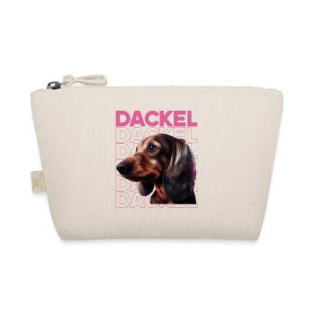 Wire-haired Dachshund Dachshund Dog Dogs Puppy Dachshund - Organic Pouch - nature - Front