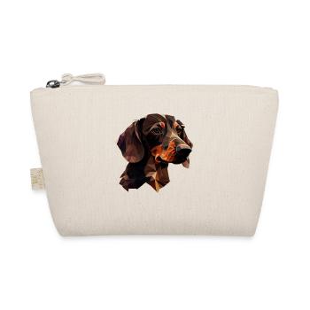 Rauhaardackel Dachshund Hund Hunde Welpe Dackel - Bio-Täschchen - Natur - Vorne