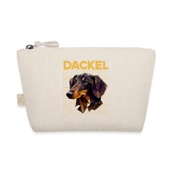 Rauhaardackel Dachshund Hund Hunde Welpe Dackel - Bio-Täschchen - Natur - Vorne