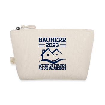 Bauherr 2023 Wichtige Fragen An Die Bauherrin Bauh - Bio-Täschchen - Natur - Vorne