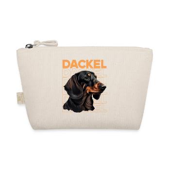 Rauhaardackel Dachshund Hund Hunde Welpe Dackel - Bio-Täschchen - Natur - Vorne