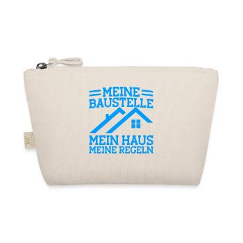 Meine Baustelle Mein Haus Meine Regeln Bauherr Ges - Bio-Täschchen - Natur - Vorne