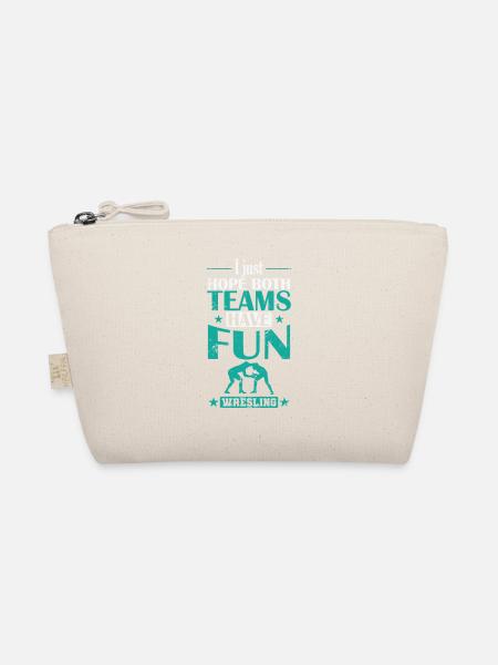 I Just hope both Teams have Fun Wrestling - Bio-Täschchen - Natur - Vorne