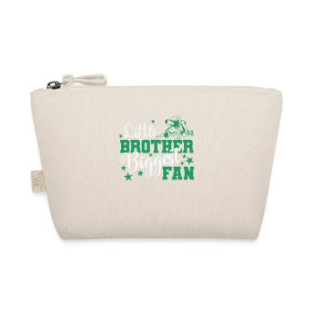 Little Brother Biggest Fan Wrestling Show Fight - Organic Pouch - nature - Front
