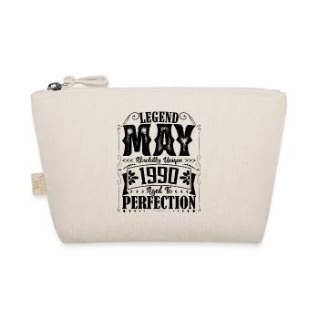 May 1990. Birthday May 1990. Gift May 1990. - Organic Pouch - nature - Front