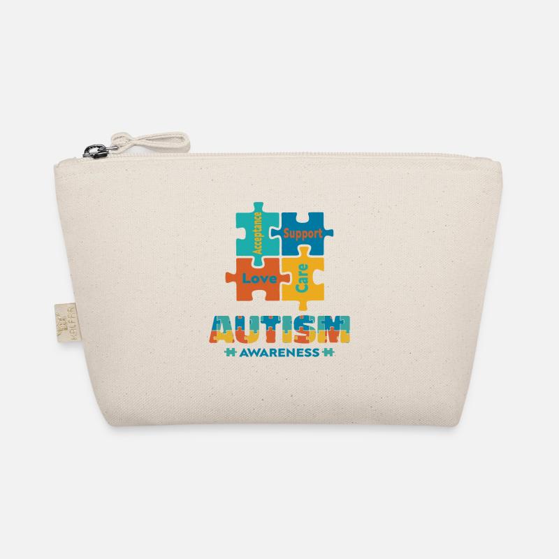 Acceptation Amour Autisme Conscience Pièce de puzzle mignonne Trousse biologique