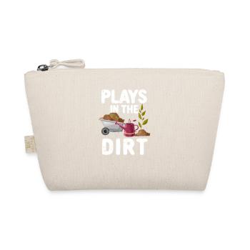 Plays In The Dirt Funny Gartenarbeit Landwirt - Bio-Täschchen - Natur - Vorne